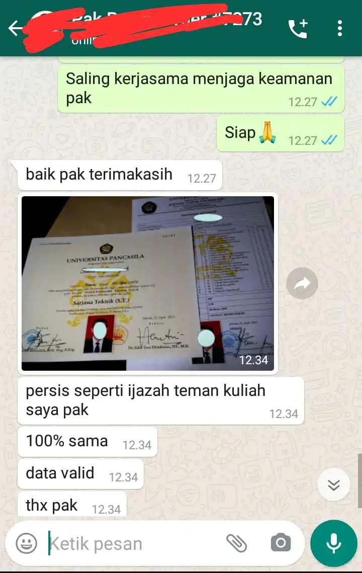 testimoni beli ijazah s1 asli